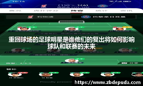 重回球场的足球明星是谁他们的复出将如何影响球队和联赛的未来